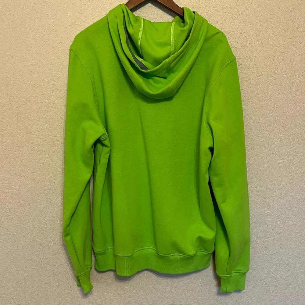 The North Face Tech Green with Gray Hoodie Men's Size Large